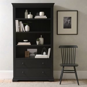 Large Bookcase Dusky Black