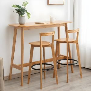 Bar Table with Footrest