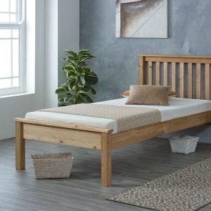 Single Size Bed Solid Wood
