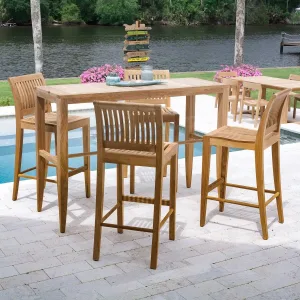 5pc Teak High Bar Set