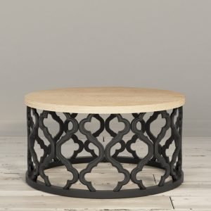 Rustic Round Coffee Table
