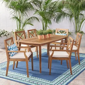 7-piece Acacia Dining Set