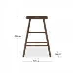Wooden KitchenBar Stool