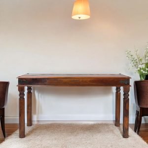 Handcrafted Solid Wood Small Dining Table