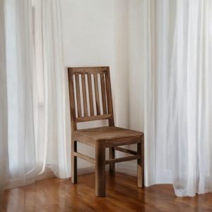 Elegant Solid Wood Chair